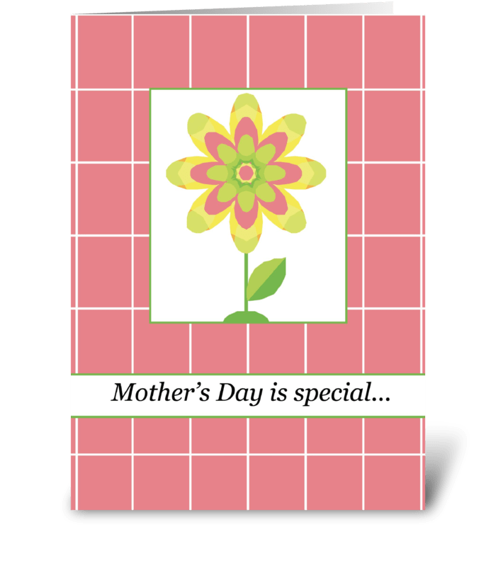Mother’s Day Single Flower greeting card