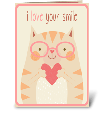 Love Your Smile greeting card