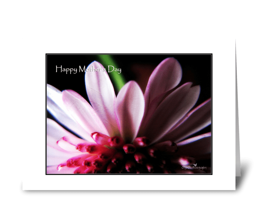 Happy Mother's Day petals greeting card