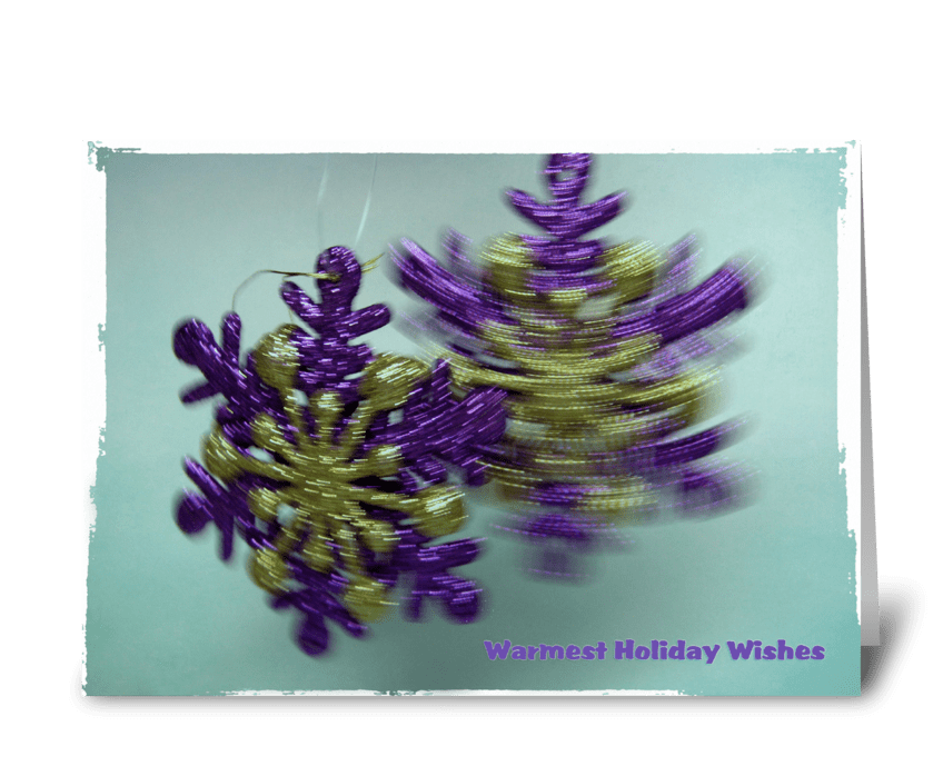Warmest Holiday Wishes greeting card