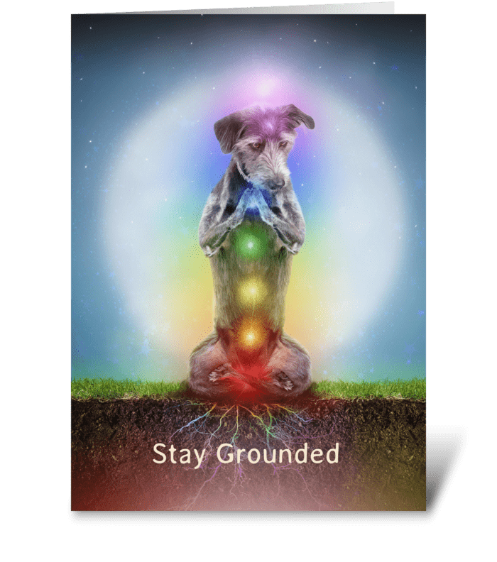 Stay Grounded greeting card