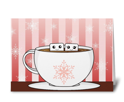 Marshmallows  greeting card