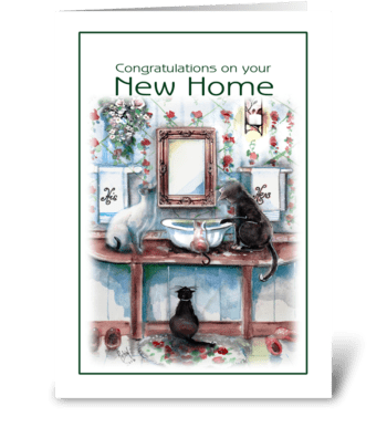 Congratulations , NEW Home greeting card