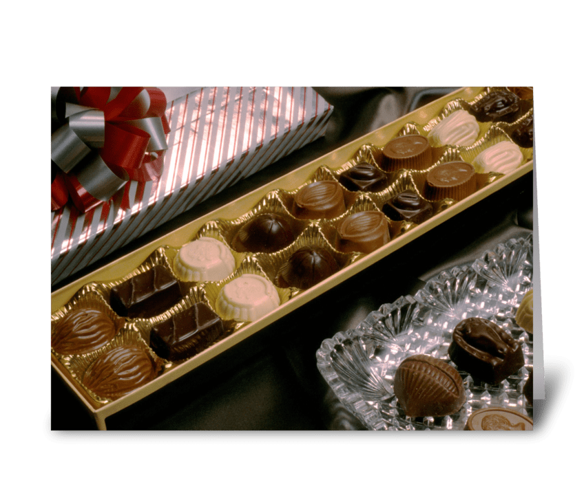 Chocolate Treats greeting card