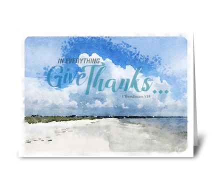 Give Thanks greeting card