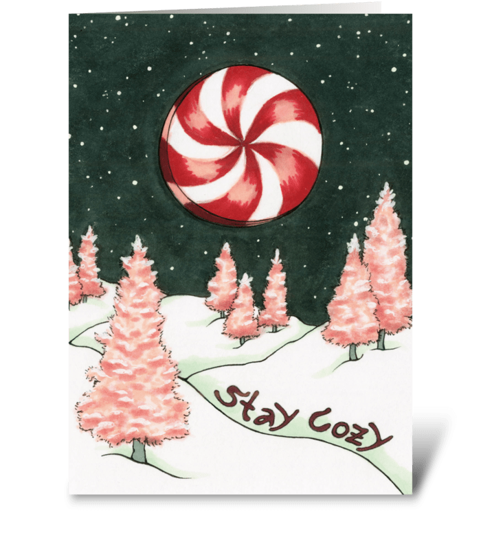 Stay Cozy greeting card