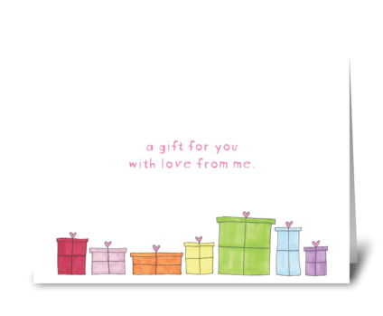 gifts of love greeting card