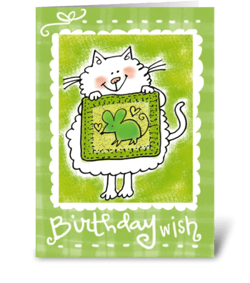 Birthday Wish For You greeting card