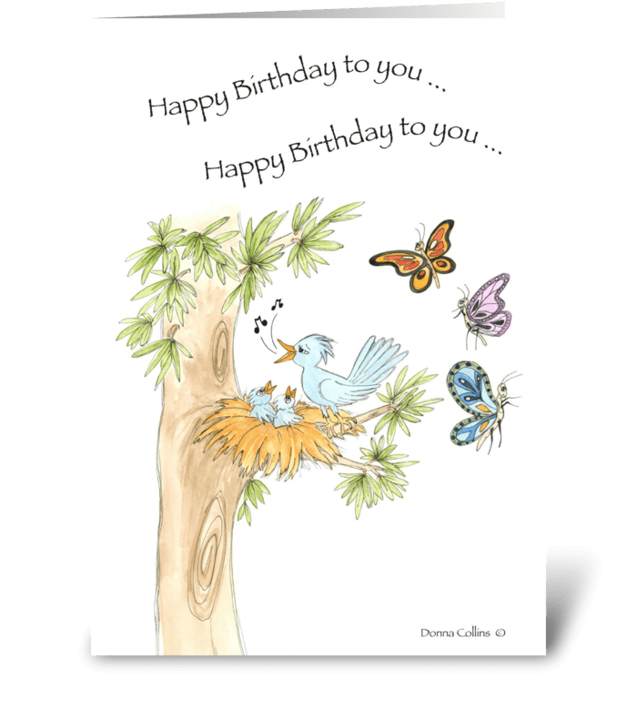 Happy Birthday to You greeting card