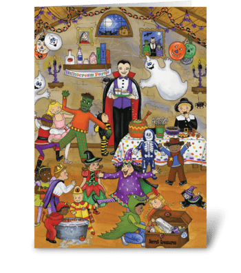 Halloween Party greeting card