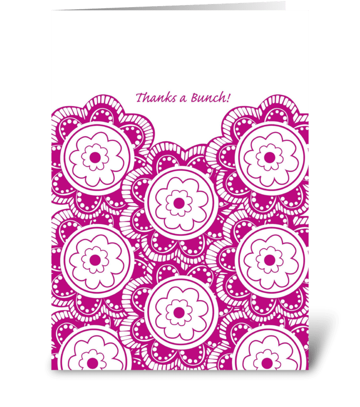 Thanks a Bunch! greeting card