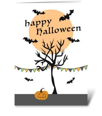 Halloween Night greeting card