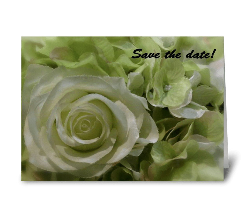 Save the date greeting card
