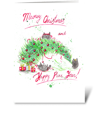 Christmas card.  greeting card