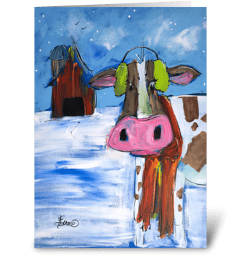 Snow Country greeting card