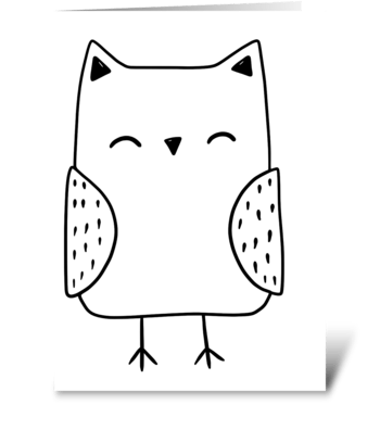 Have a Hoot of a Birthday greeting card