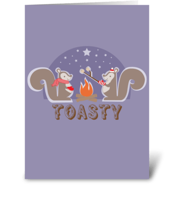 Toasty greeting card
