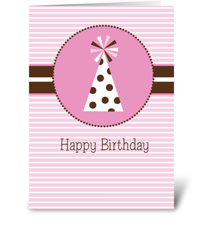 Party Hat greeting card