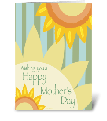 Sunflower Mother's Day Card greeting card