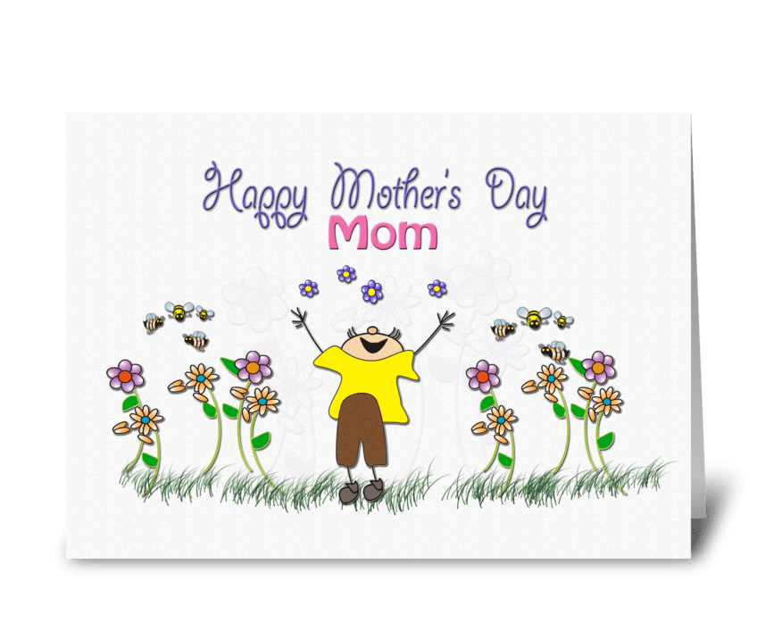 from Son, Happy Mother's Day greeting card