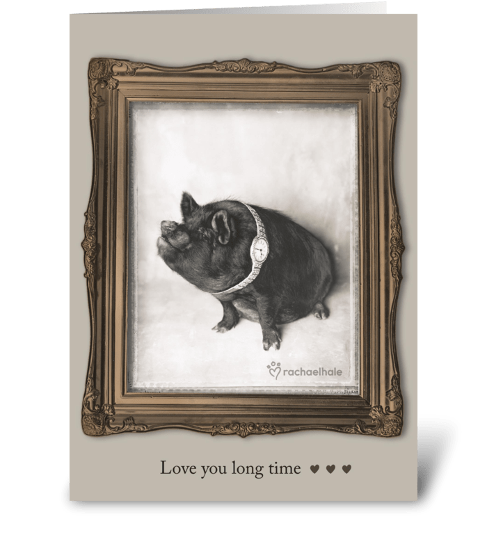 Love you long time greeting card