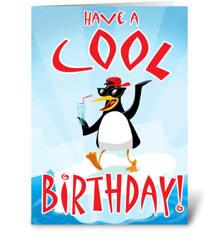 Have a COOL Birthday greeting card