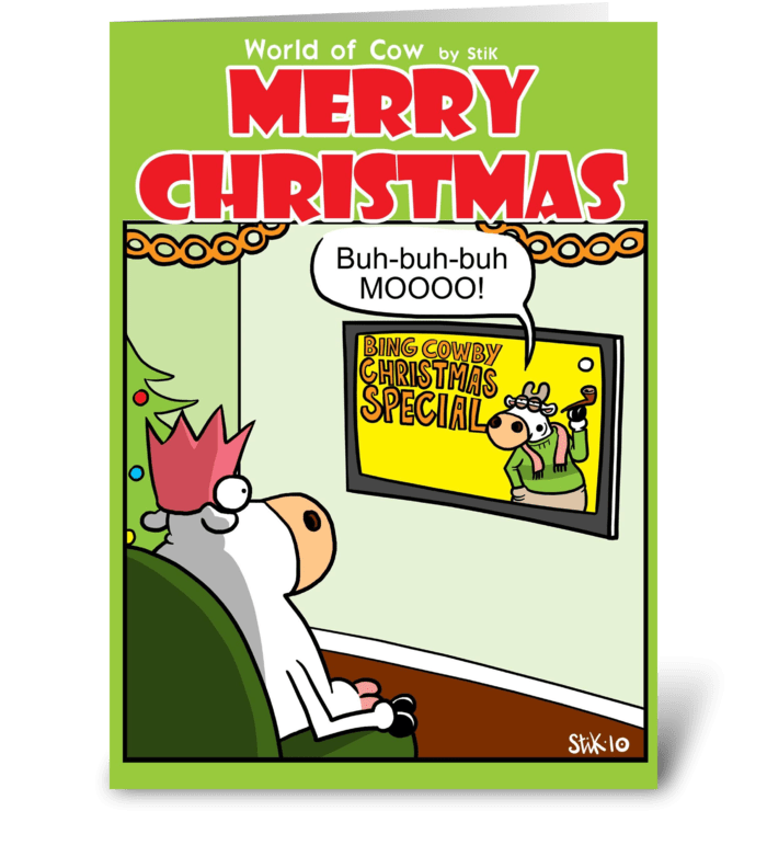Bing Cowby Christmas Special greeting card