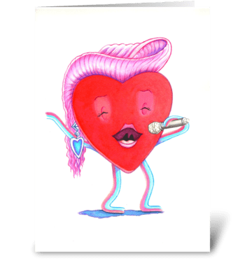 Female Heart greeting card