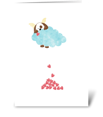 Doggie Heaven greeting card