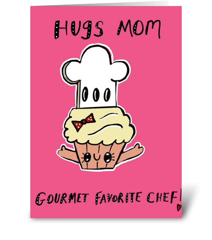 Gourmet Favorite Chef greeting card