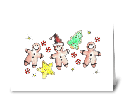 Holiday Sweets and Treats greeting card