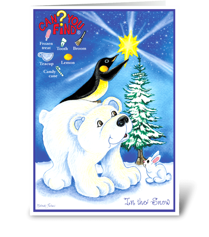 Christmas Card for Children  greeting card