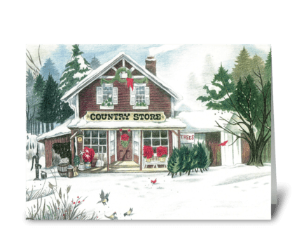 Country Store greeting card