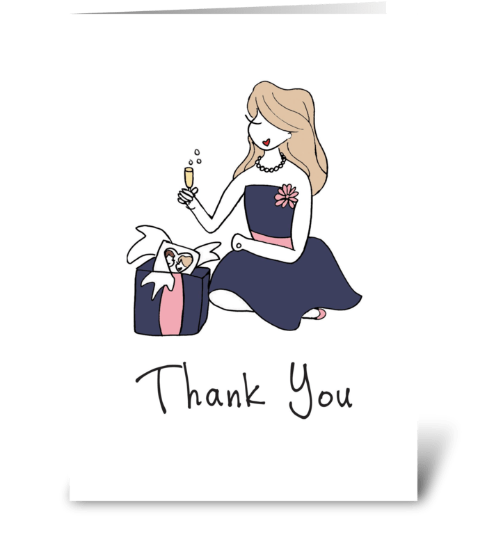 Sophie Thank You greeting card