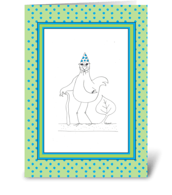 Happy Birthday Old Coot greeting card