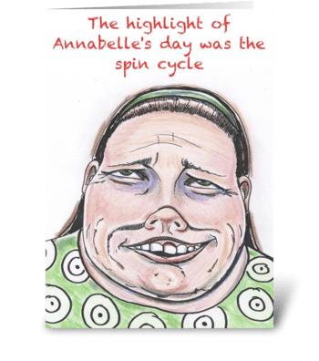 Annabelle greeting card