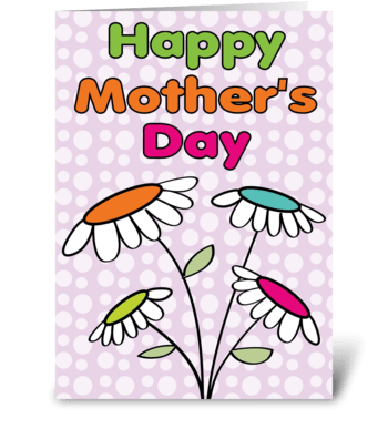 Mother's Day Daisies greeting card