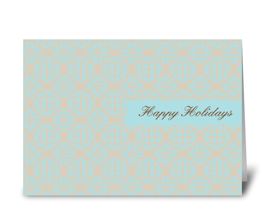 Wallpaper Holidays greeting card
