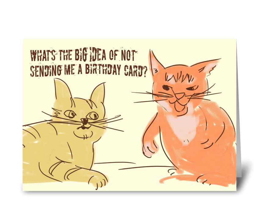 Birthday Big Idea greeting card