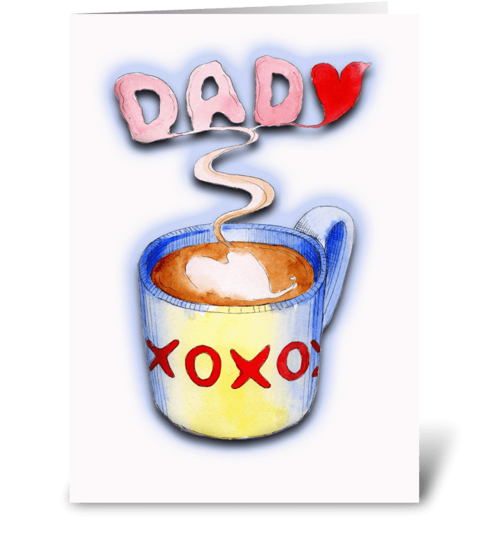 Father's Day Mug of Love greeting card