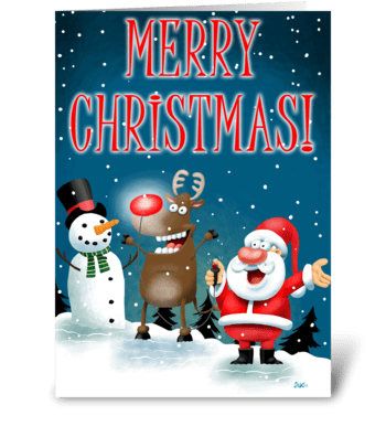 Christmas Lights! greeting card