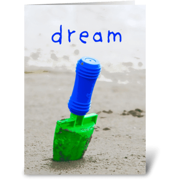 Dream greeting card