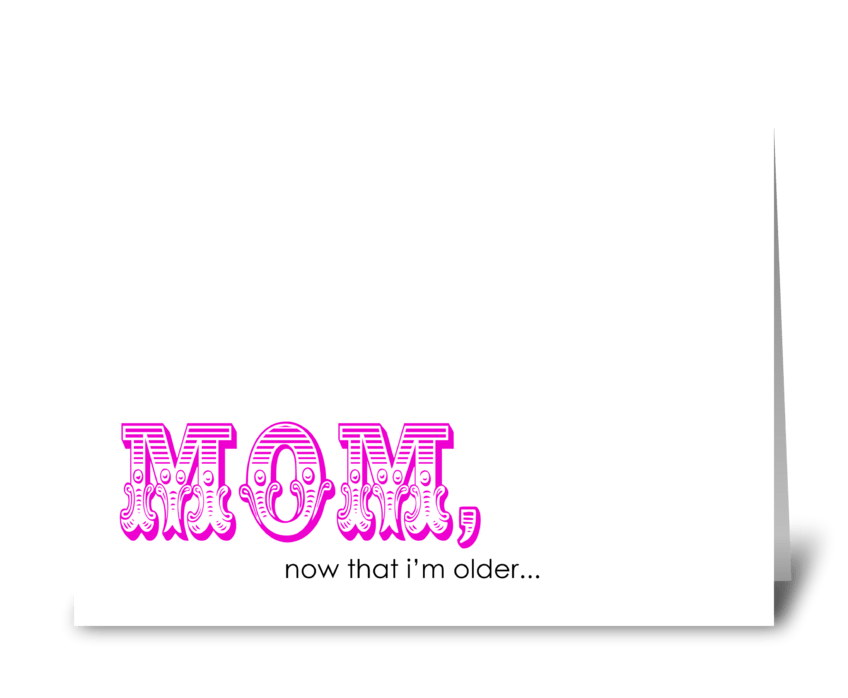 Suck as Much - Mom greeting card