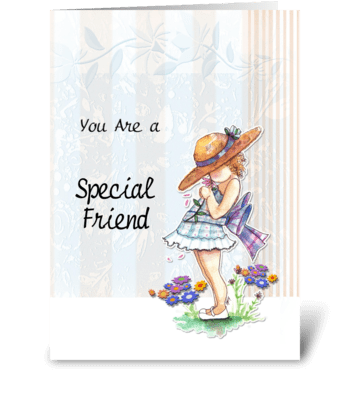 For Special Friend greeting card