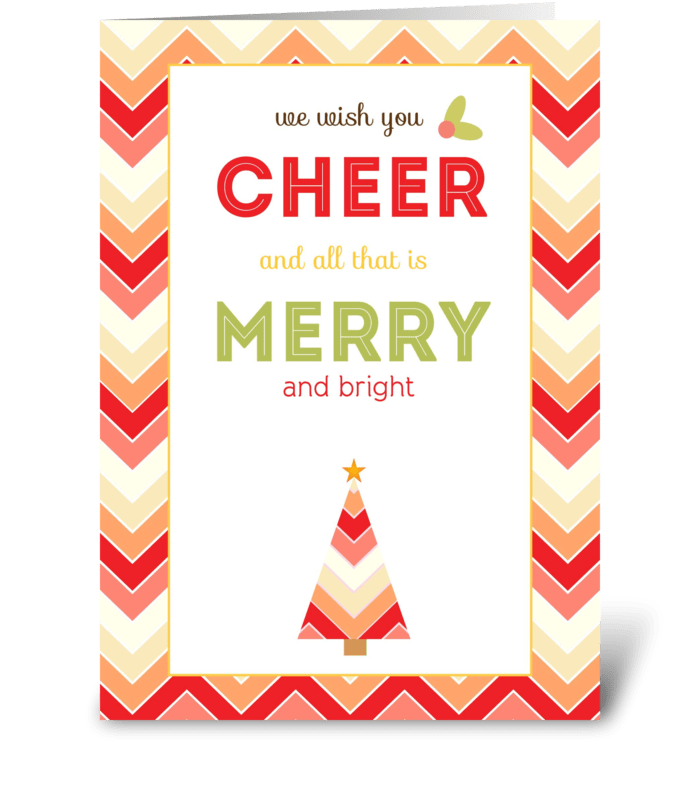 Wishing You Cheer and all that is Merry greeting card