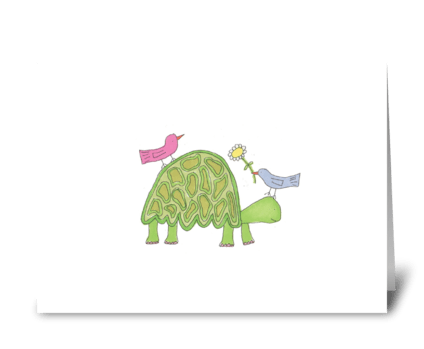turtle greeting card