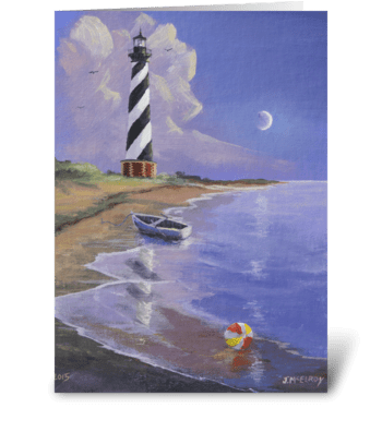 Cape Hatteras Lighthouse greeting card