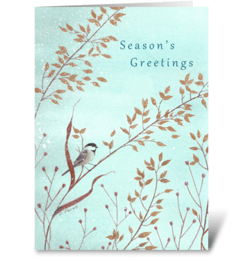Season's Greetings greeting card
