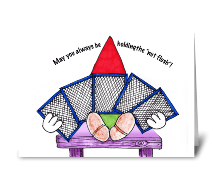 Gnome birthday card greeting card