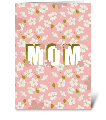 Mother’s Day  greeting card